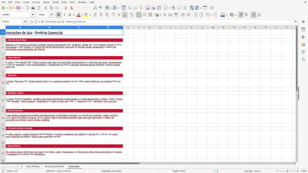 Instruções – Ranking Excel – Planilha Grátis (2026)
